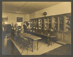 Class in physics, Overbrook School for the Blind, Philadelphia