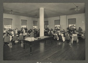 Sewing, Overbrook School for the Blind, Philadelphia