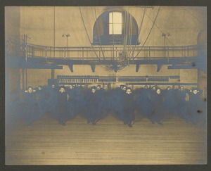 Swedish exercises in the gymnasium, Overbrook School for the Blind, Philadelphia