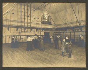Dancing in the gymnasium, Overbrook School for the Blind, Philadelphia