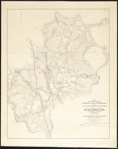 Map of the country between Monterey, Tenn: & Corinth, Miss: showing the lines of entrenchments made & the routes followed by the U.S. forces under the command of Maj. Genl. Halleck, U.S. Army, in their advance upon Corinth in May 1862:
