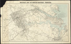 Military Map of South-Eastern Virginia
