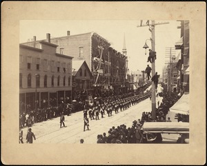 Brockton parade on Main Street