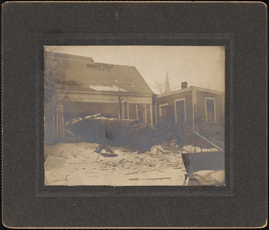 Dwelling house of Miss Mary Pratt--damage of Grover fire