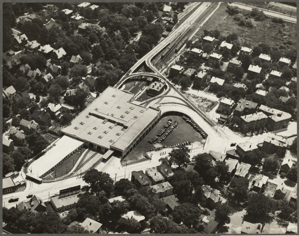 Ashmont. Boston Elevated Railroad. Ashmont Station Digital Commonwealth