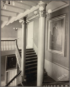 Faneuil Hall. Stairway - 1901