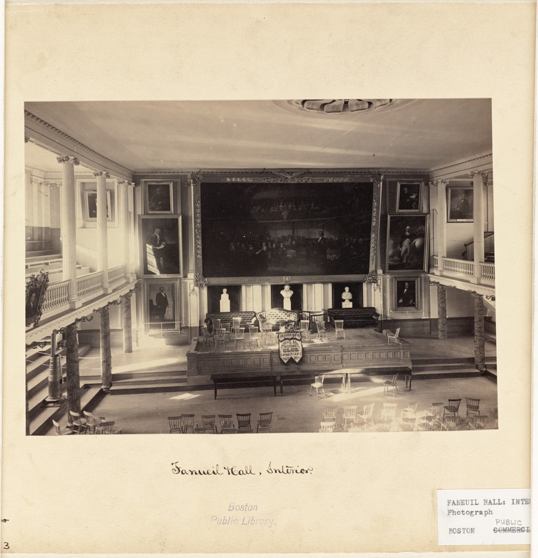 Faneuil Hall, interior