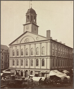 Boston municipal buildings. Faneuil Hall