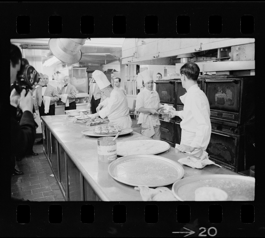 Kitchen prep for reception