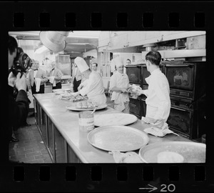 Kitchen prep for reception