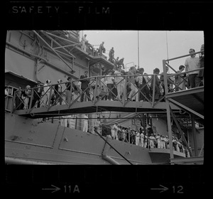 Civilians leaving USS Wasp