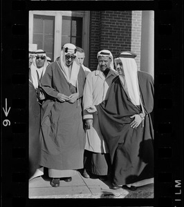 King Saud leaving hospital