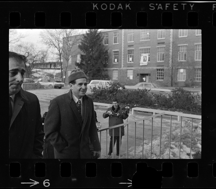 Morris B. Abram, Right, President Of Brandeis University And Another ...