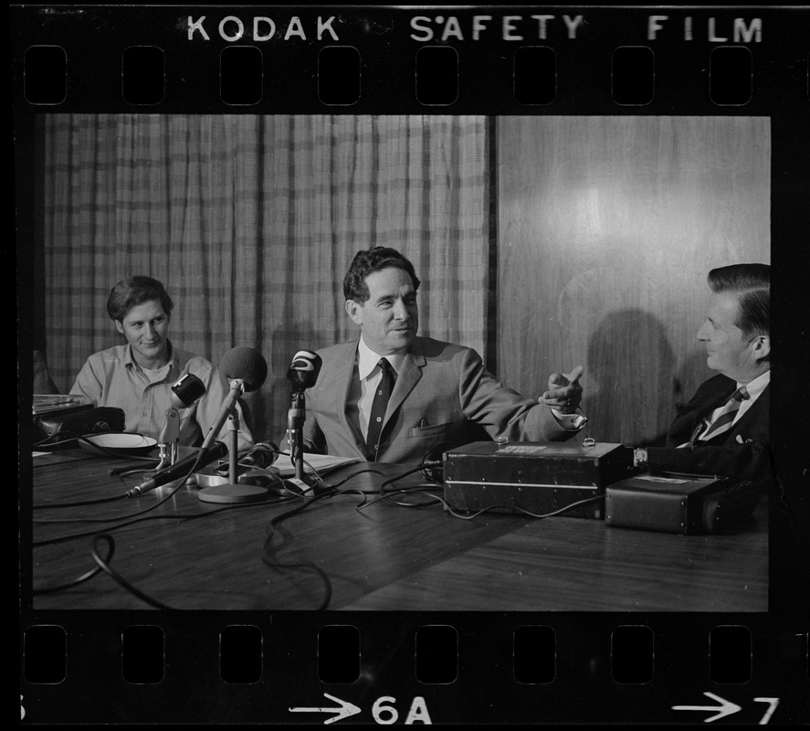 Brandeis University President Morris Abram At Press Conference During ...