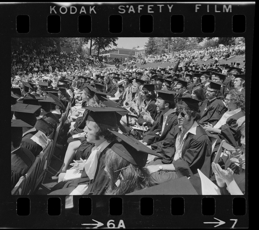 Row Of Students At Brandeis University Commencement Exercises - Digital ...