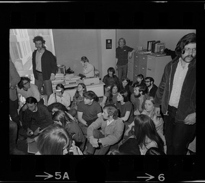 Students for a Democratic Society stage sit-in inside a Boston University building