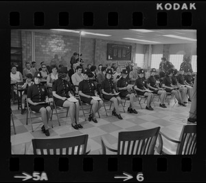 First graduating class of female police officers assigned to Divisions Four and One