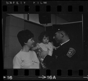 Eager young rookie police officers -- 47 of them -- after completing extensive training at the Boston Police Department Academy in South End, joined ranks of hubs 'finest' at graduation ceremonies at VFW Post, Morton st., Dorchester. At invitation of the commission, members of their families were invited