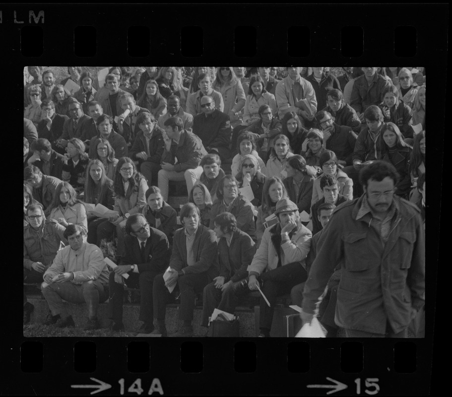 Crowd at Fens Stadium during rally