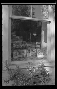 Books on a windowsill