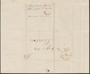 Archibald Jones to George Coffin, 28 April 1840