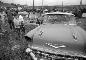 Car accident, Tinkham Street, New Bedford