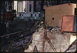 Construction site, Boston