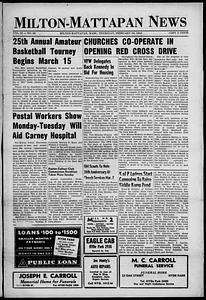Milton Mattapan News, February 26, 1948