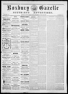 Roxbury Gazette and South End Advertiser, July 20, 1876