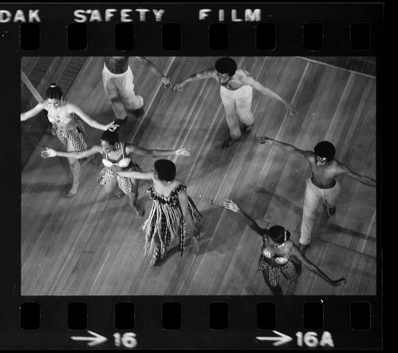 Elma Lewis' dancers perform at City Hall, Government Center Digital Commonwealth