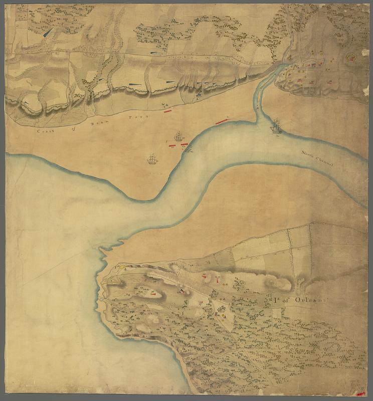 Plan of the town of Quebec the capital of Canada in North America