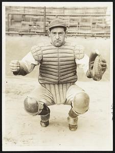 Chicago Cubs Catcher. Ralston Hamsley, Chicago Cubs Catcher.