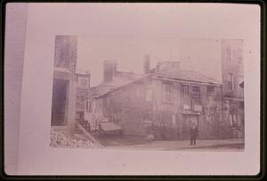 Commercial Street Boston showing view of "Old Ruin" & Tremere House