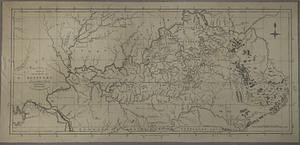 Map of the state of Kentucky