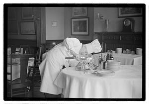 Max Hofer, pres. Of Epicurean Club and chef of the Union Club