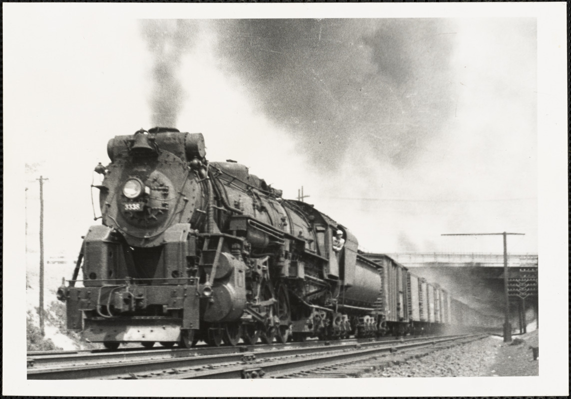 Typical heavy freight in the steam era on Sharon Hill was the class R1