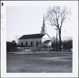 Baptist Church and snowplow