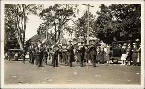 Post Office Square, Sharon. Boardman's Band from Boston