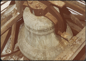 Revere bell in tower, first Congregational Church