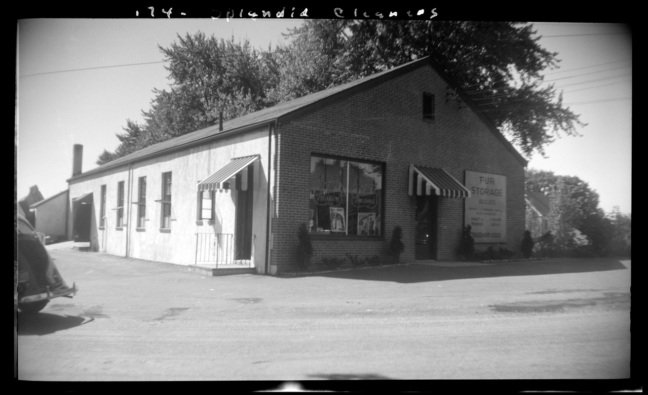 Hunnewell Street Splendid Cleaners Digital Commonwealth