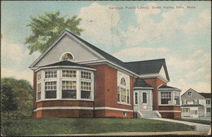 Carnegie Public Library, South Hadley Falls, Mass.