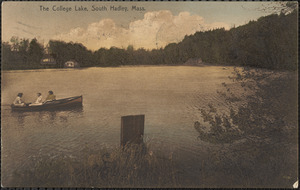 The College Lake, South Hadley, Mass.