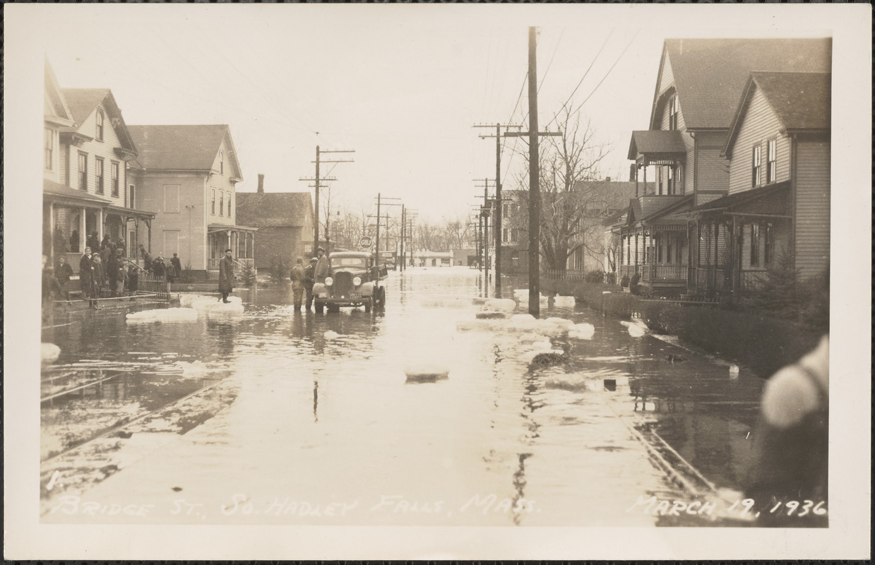 Bridge Street, South Hadley Falls, Mass. March 19 1936