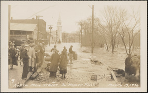 North Main Street, So. Hadley Falls, March 19, 1936