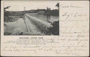 Holyoke stone dam