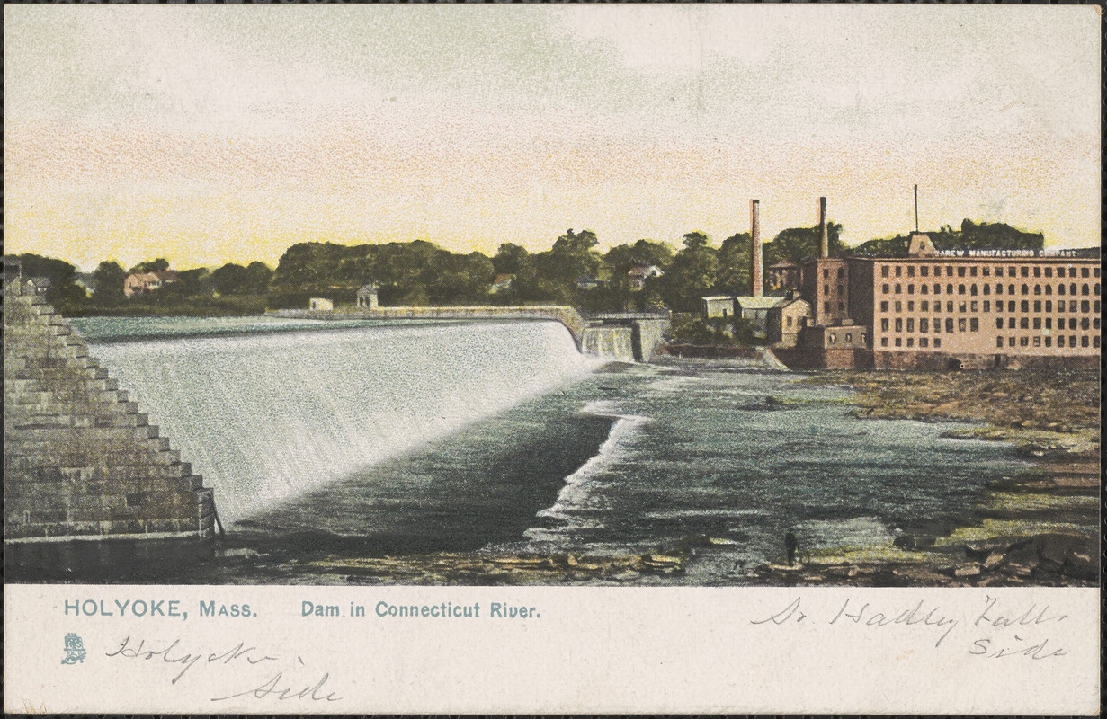 Holyoke, Mass., dam in Connecticut River