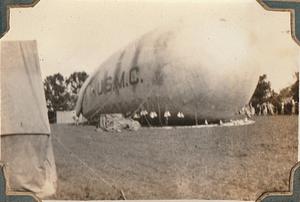 USMC airship, military demonstration, U.S. Marine base Quantico, VA