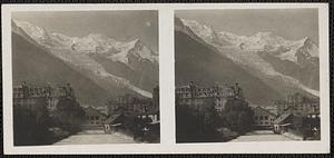 Le Mont-Blanc vu de Chamonix