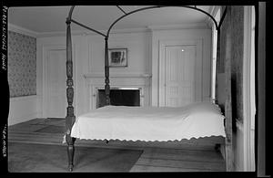 Peirce-Nichols House, interior, bedroom