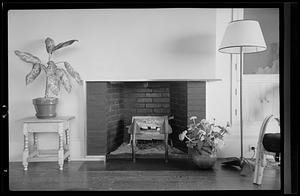 Marblehead Neck, Johnson House, fireplace